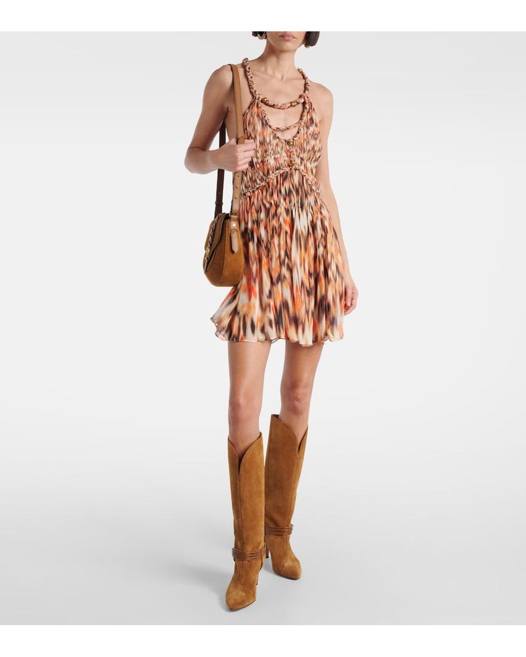 Isabel Marant Brown Lestany Suede Knee-High Boots