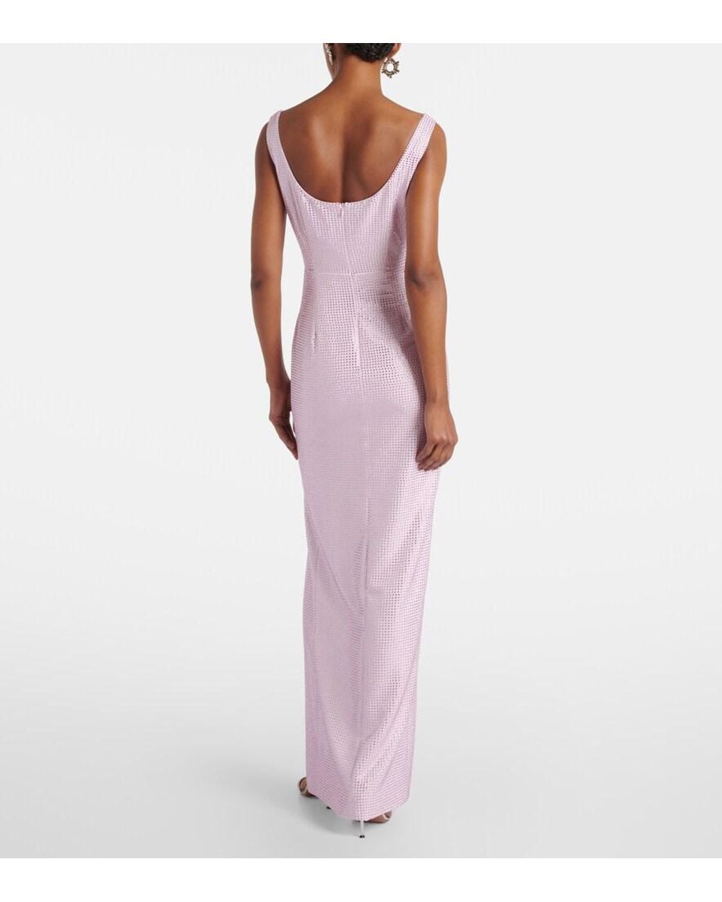 Roland Mouret Purple Embellished Gown