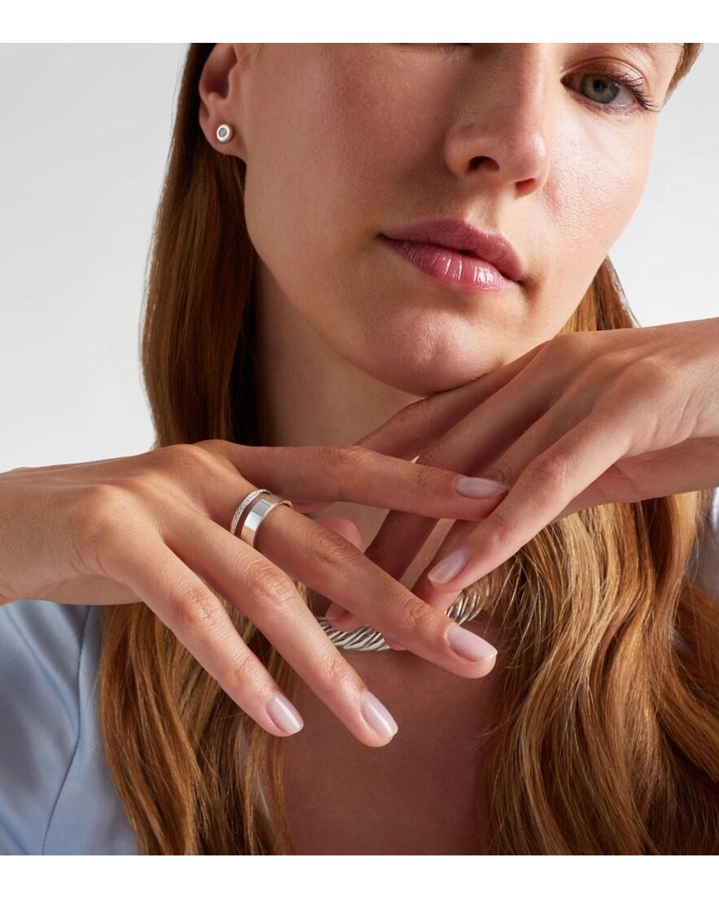 Repossi White Berbere 18Kt Ring With Diamonds