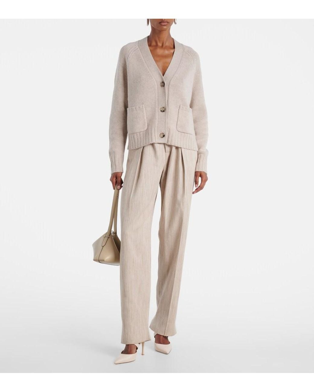 Malone Souliers Natural Evelyn 90 Leather Mules