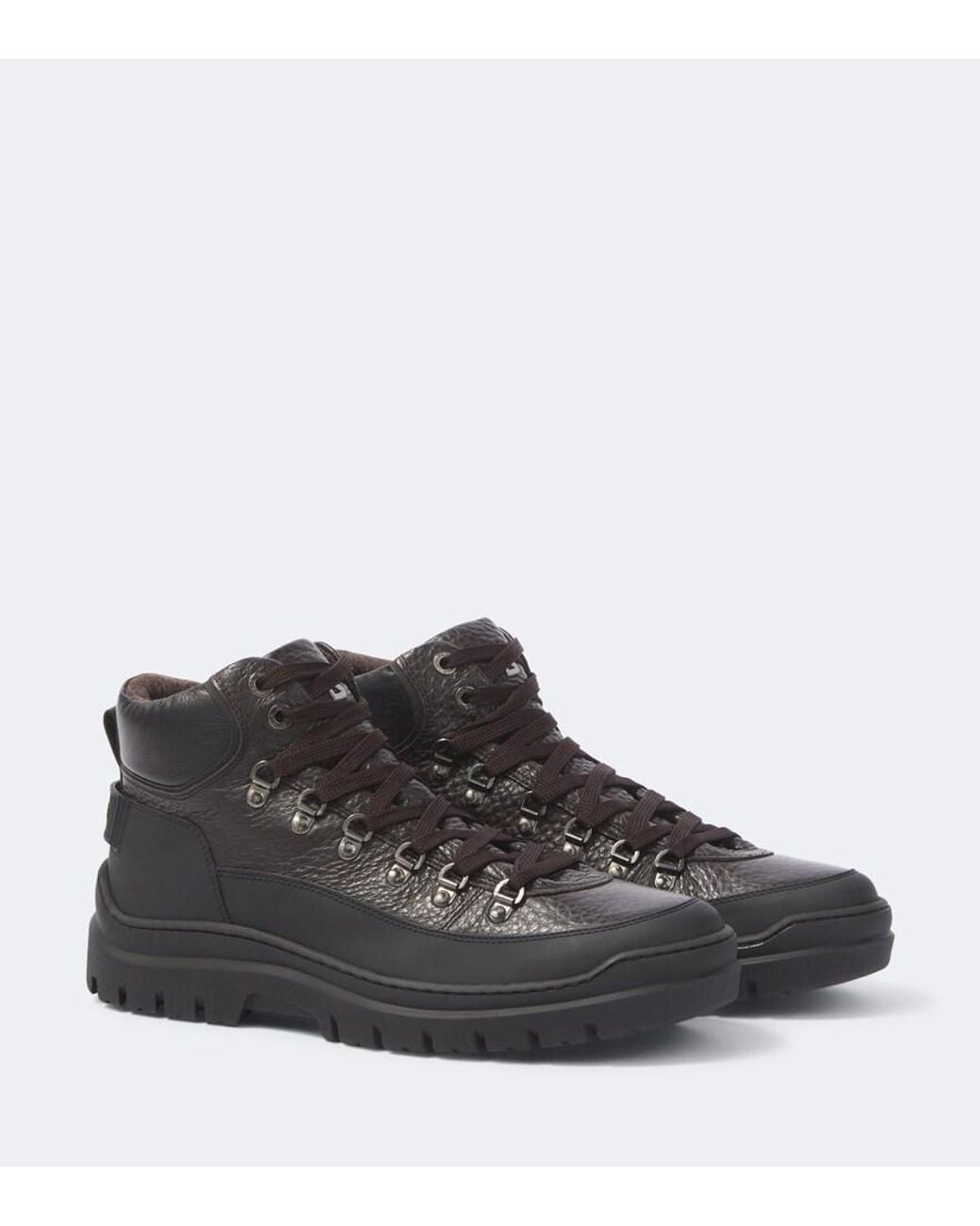 Bogner Brown Bansko S 2 D Leather Lace-Up Boots for men