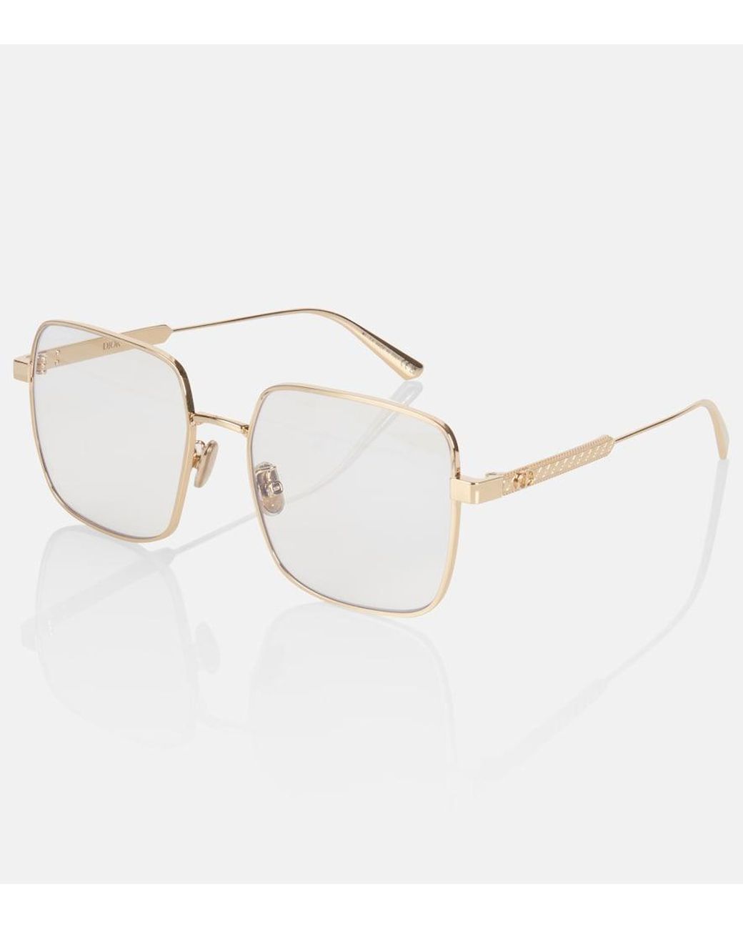 Dior Metallic Diorcannageo S1F Square Glasses