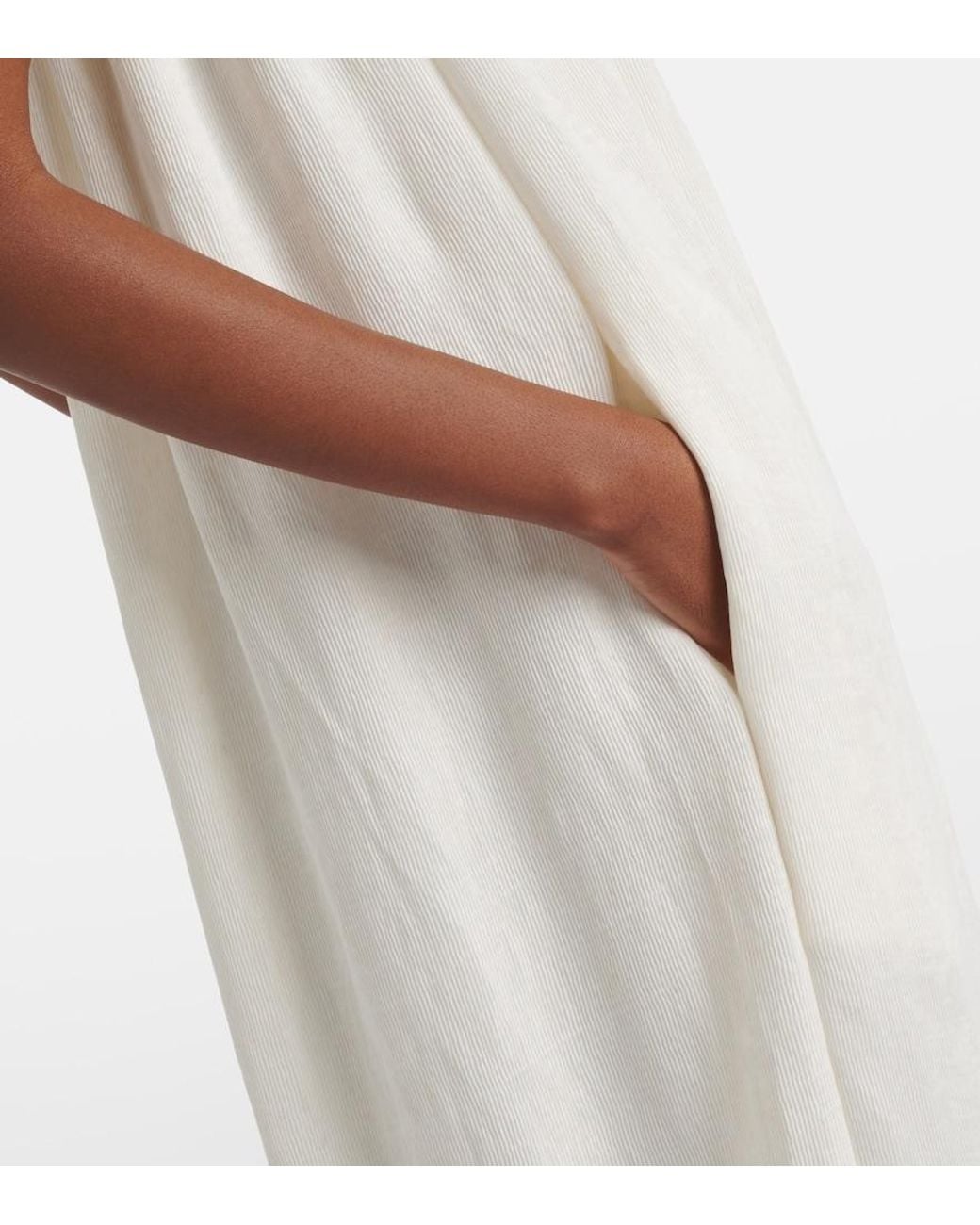 Adriana Degreas White Balloon Jumpsuit