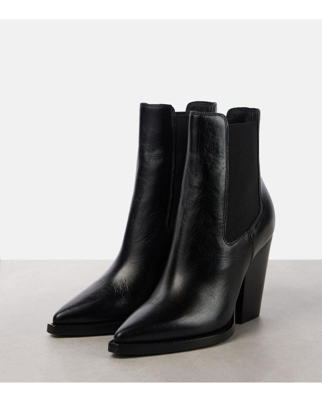 Saint Laurent Black Theo 95 Boots