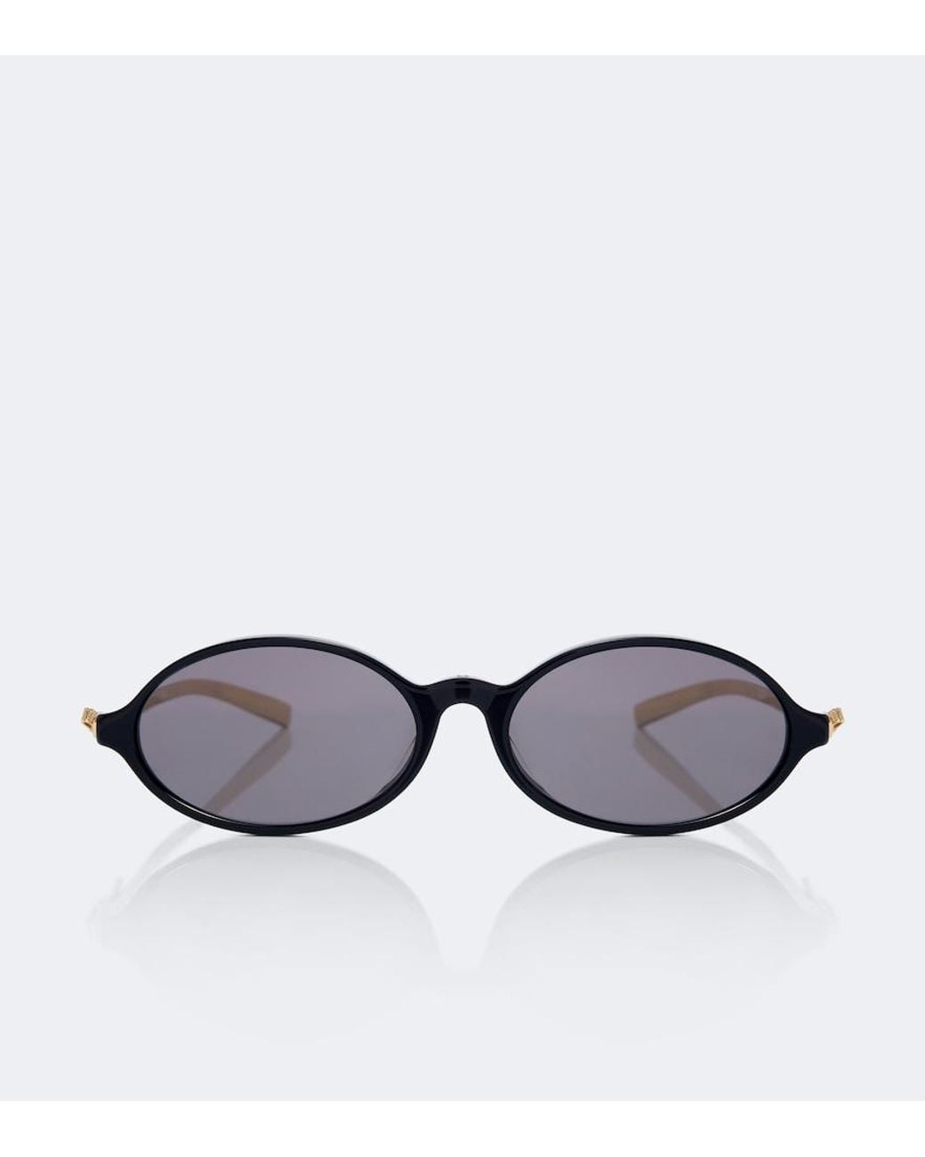 Dior Black Dior Bow R2I Oval Sunglasses