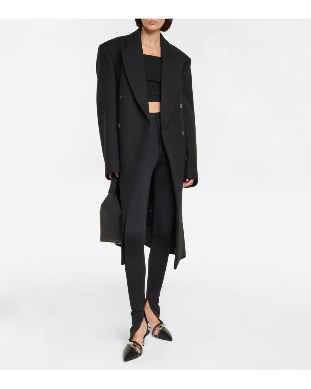 Wardrobe NYC Black High-Rise Leggings
