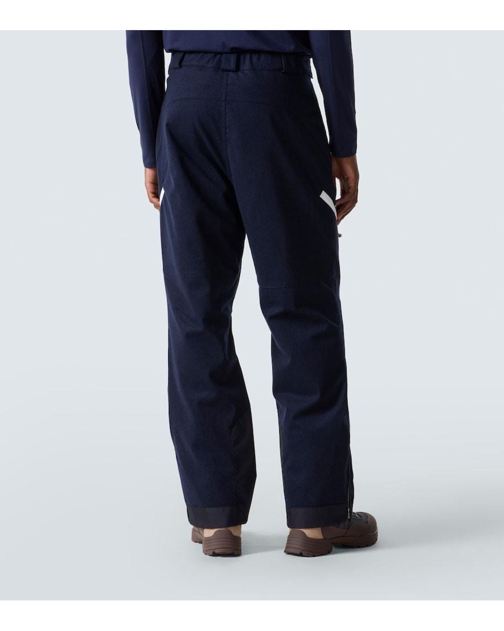 Brunello Cucinelli Blue Wool Ski Pants for men