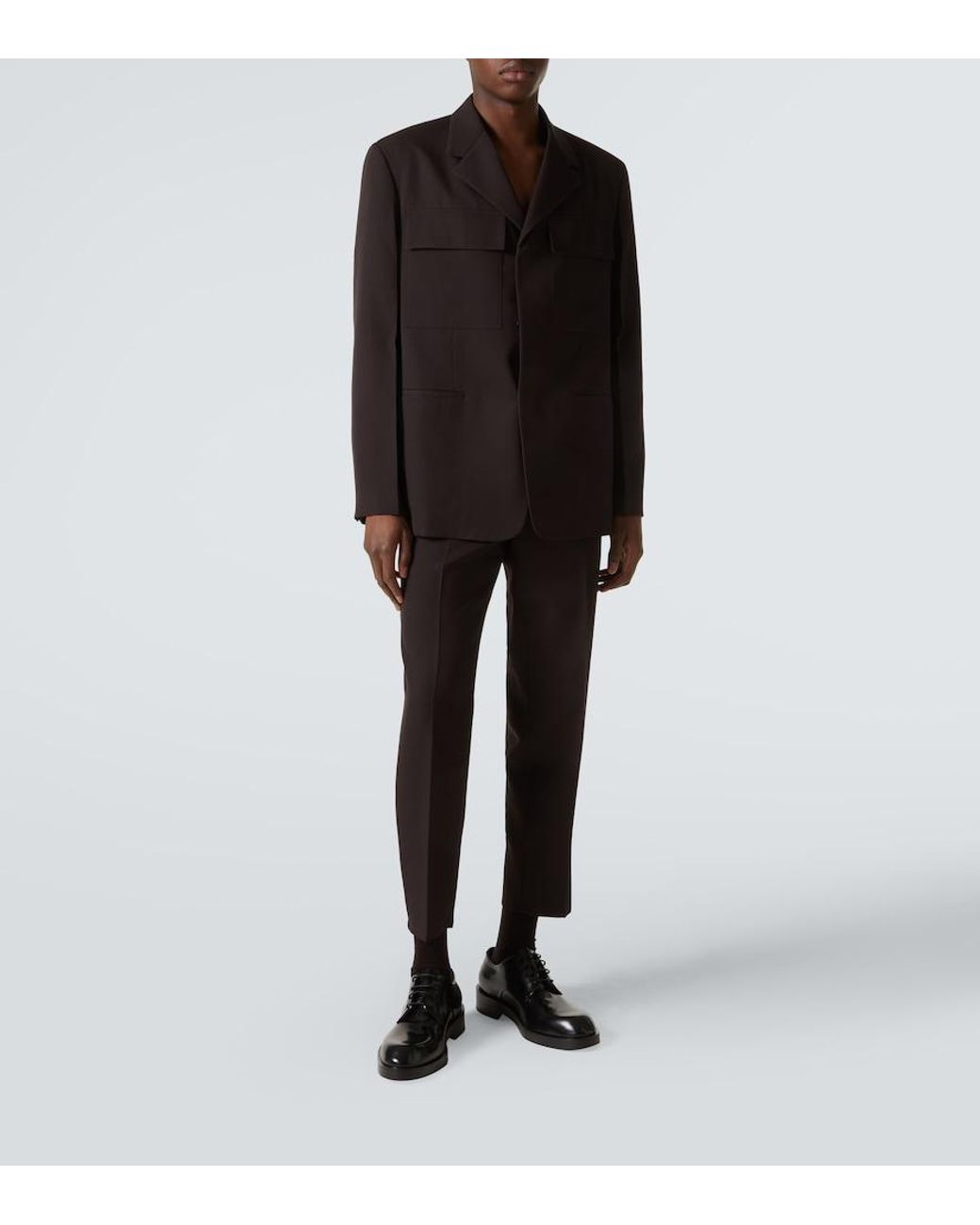 Jil Sander Black Wool Jacket for men