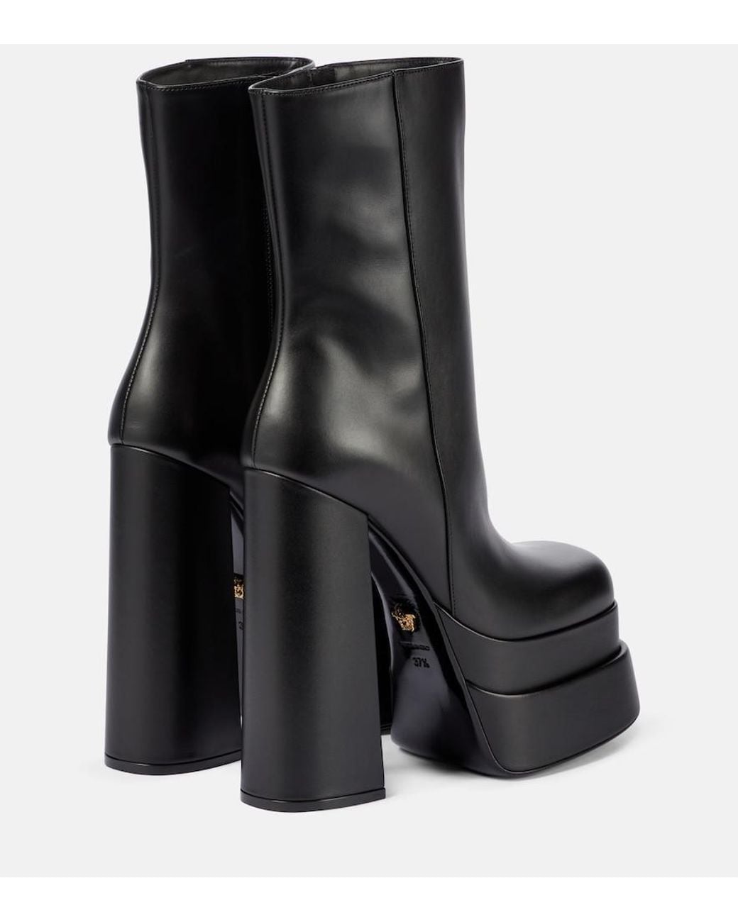 Versace Black Aevitas Platform Boots