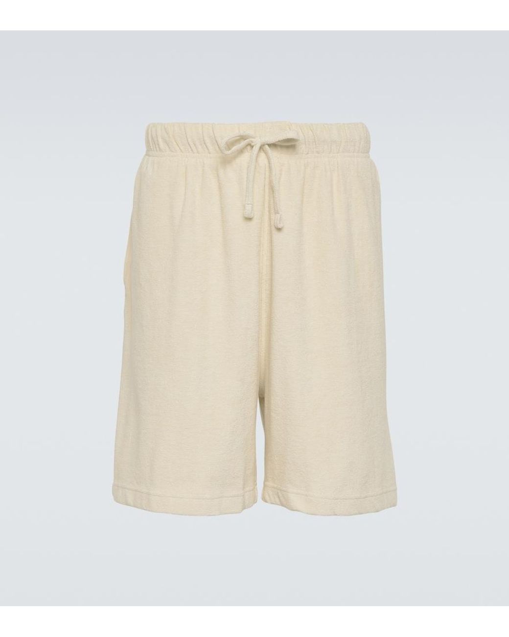 Burberry Natural Logo Cotton Shorts for men