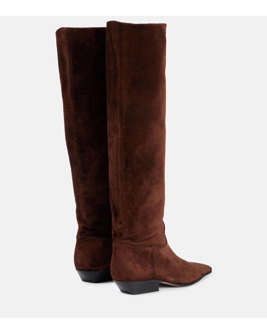 Khaite Brown Marfa Classic Flat Knee High Boot