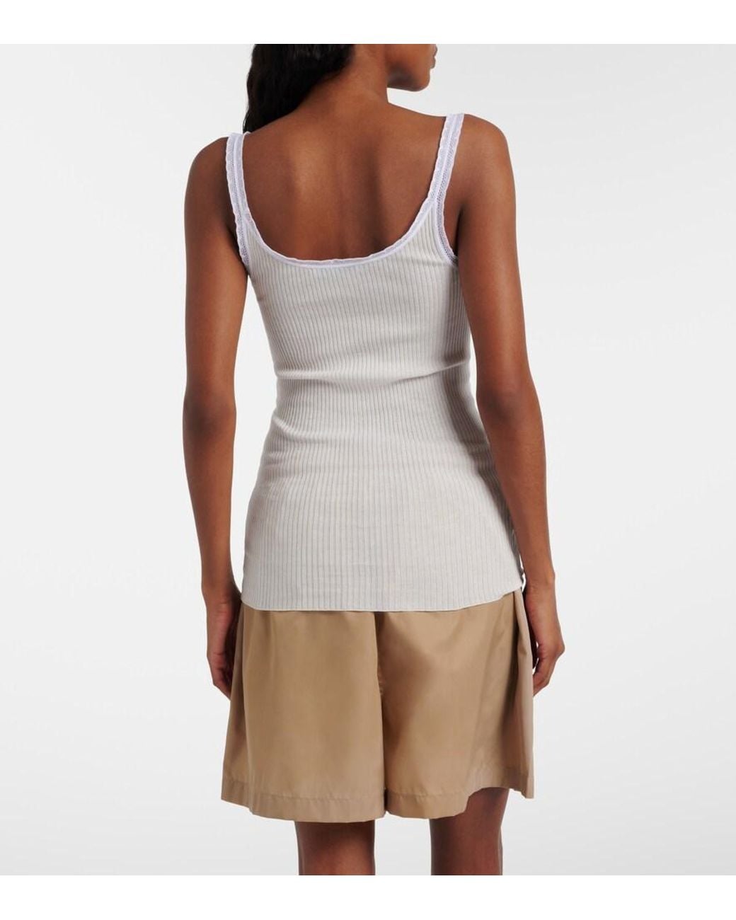 Top di Prada in White