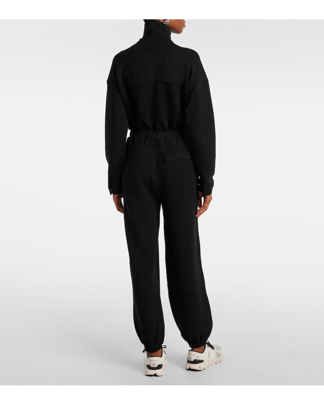 Varley Black Jessie Jersey Jumpsuit