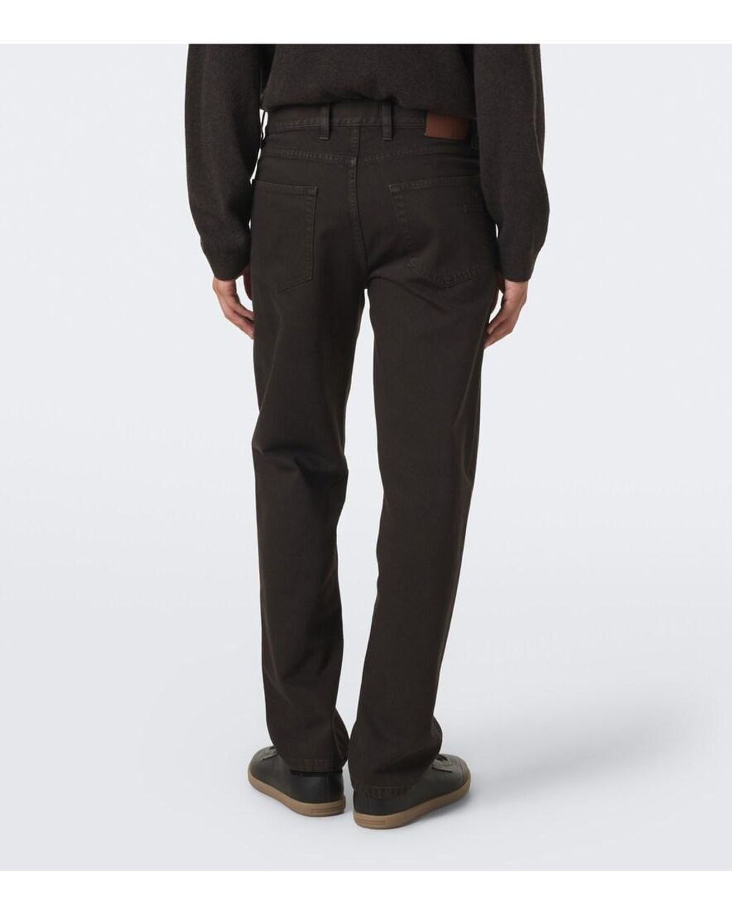 Zegna Black Roccia Straight Jeans for men