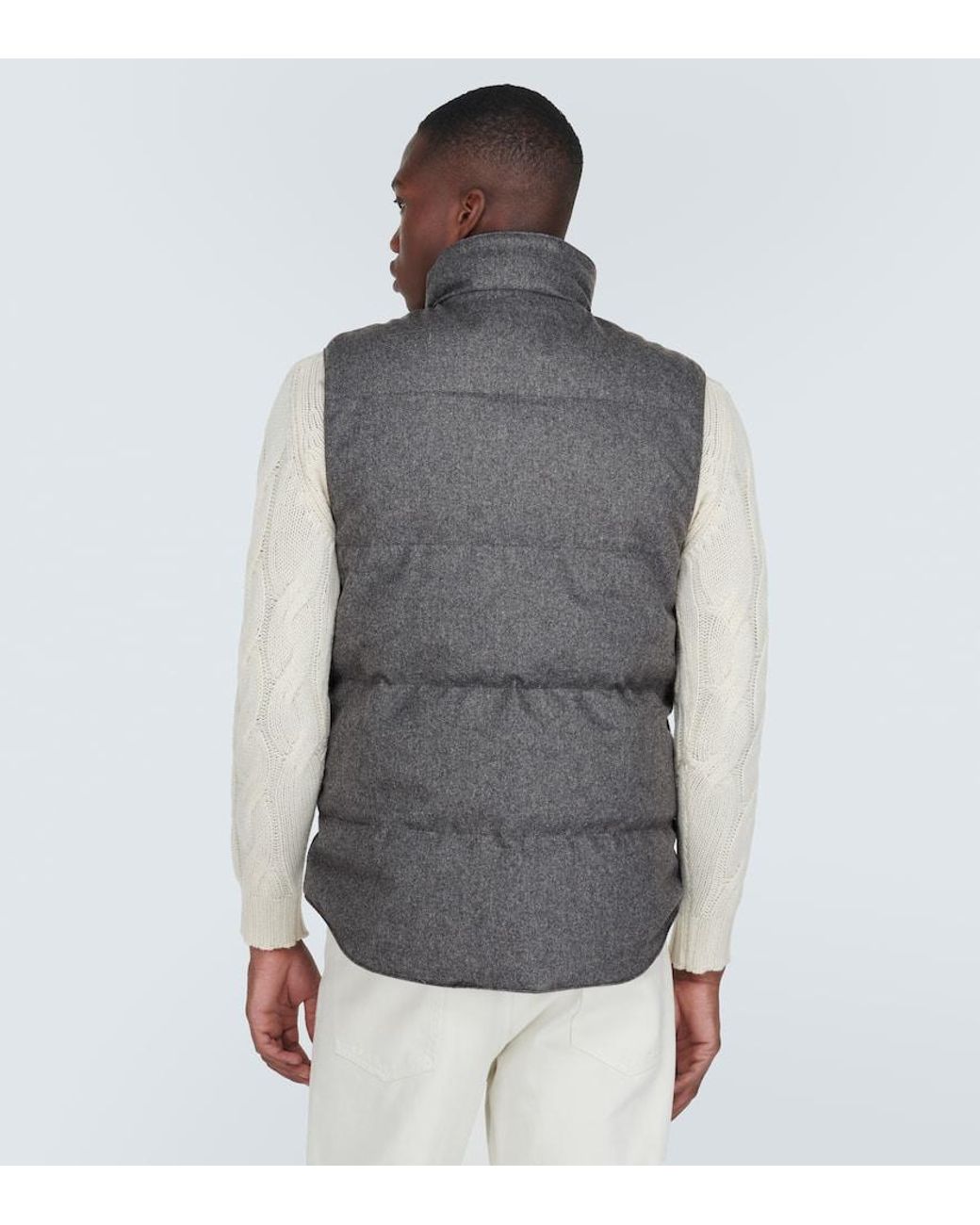 Garson regular fit quilted shop down vest