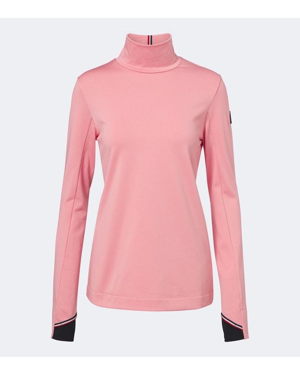 Moncler Pink Logo Ski Top