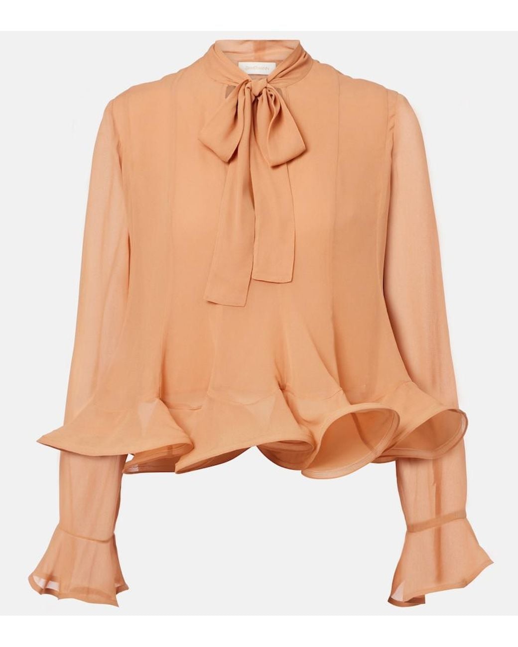 Zimmermann Brown Balance Floral Blouse