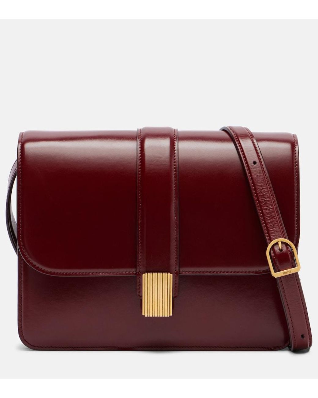 Khaite Red Blake Leather Crossbody Bag