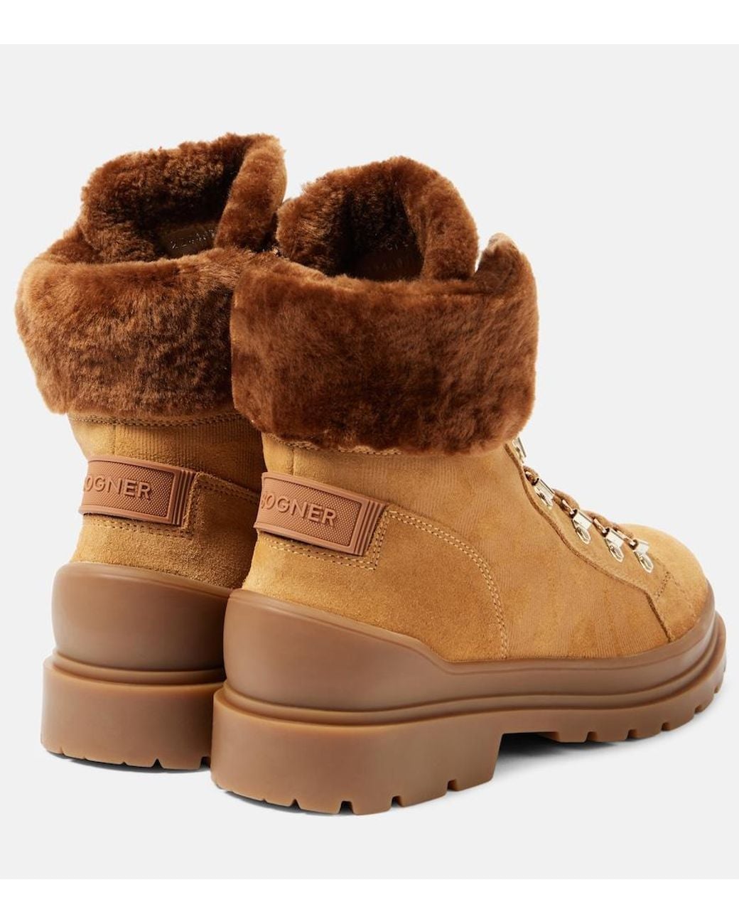 Bogner Brown St. Moritz Suede Ankle Boots