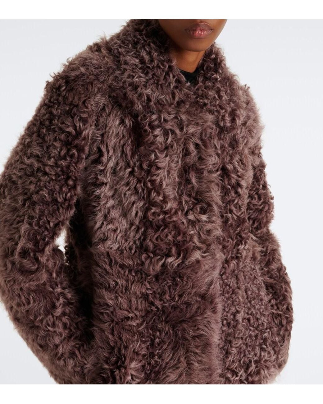 Arma Brown Cristina Reversible Shearling Coat