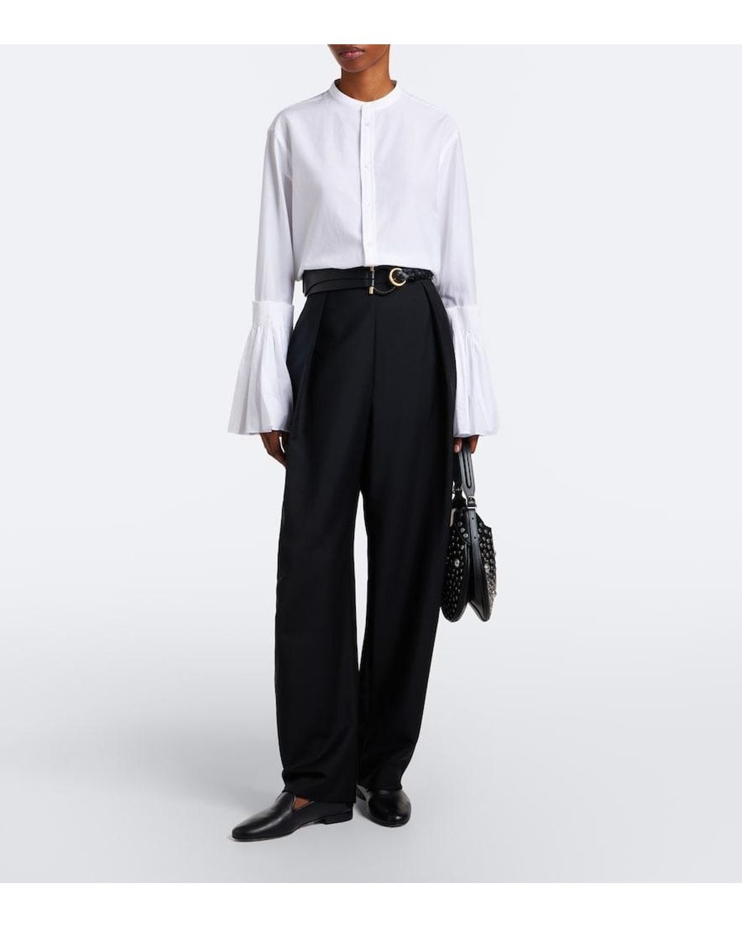 Polo Ralph Lauren White Cotton And Silk Shirt