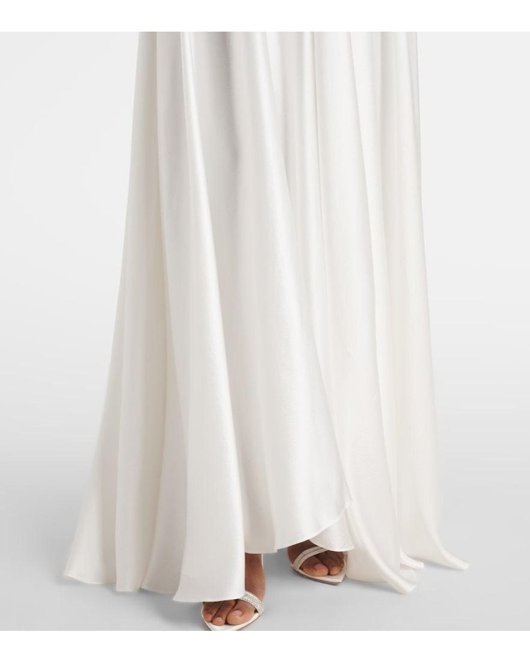 Christopher Esber White Salacia Silk Maxi Dress