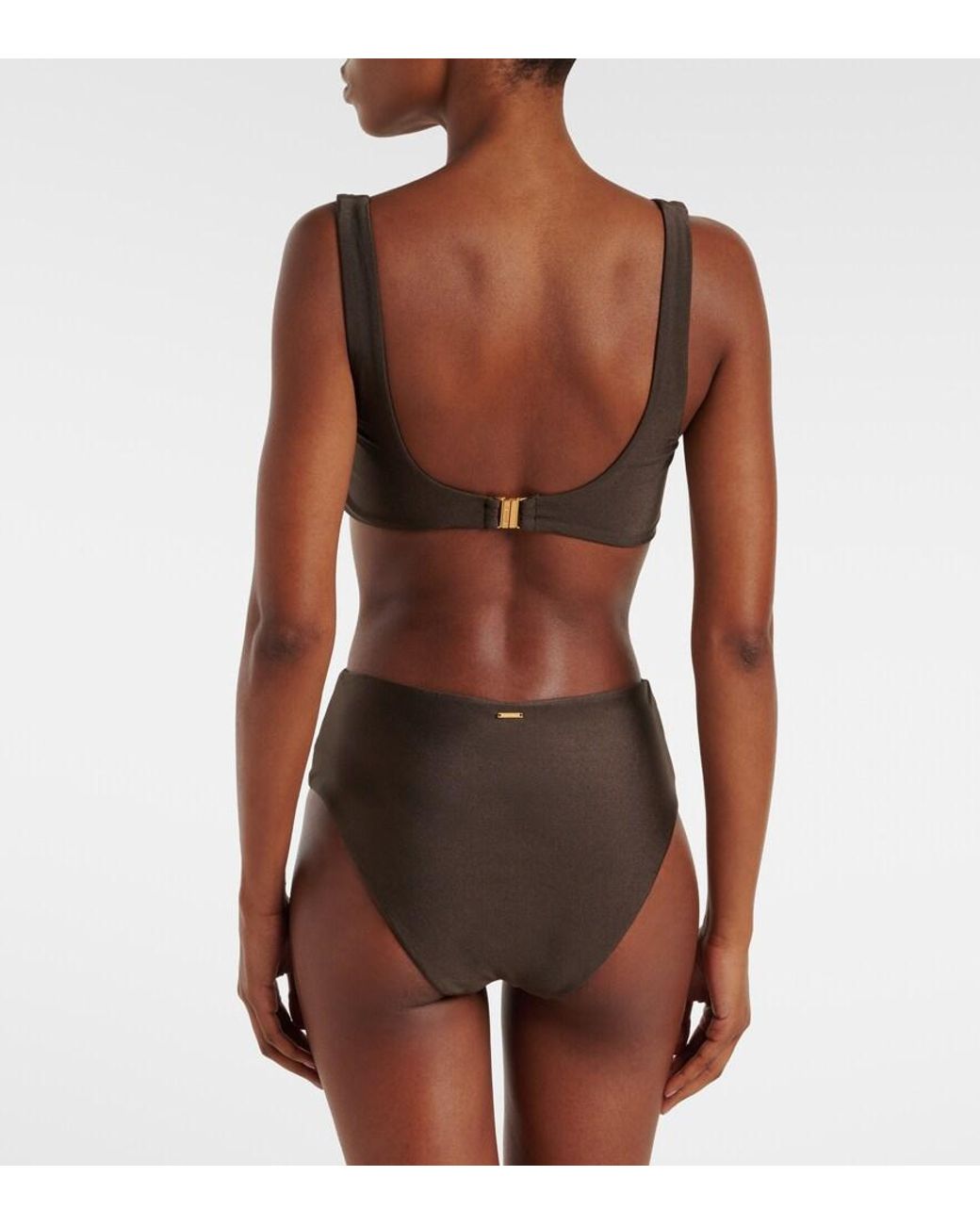 Jonathan Simkhai Brown Gracie Bikini Bottoms