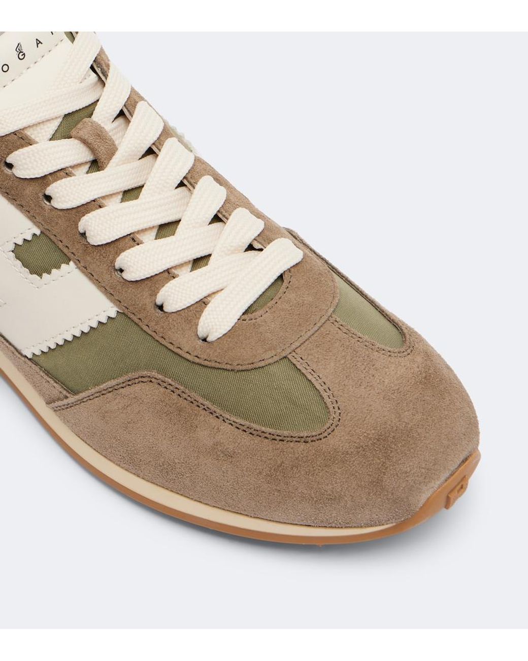 Hogan Natural Athletic Suede Sneakers