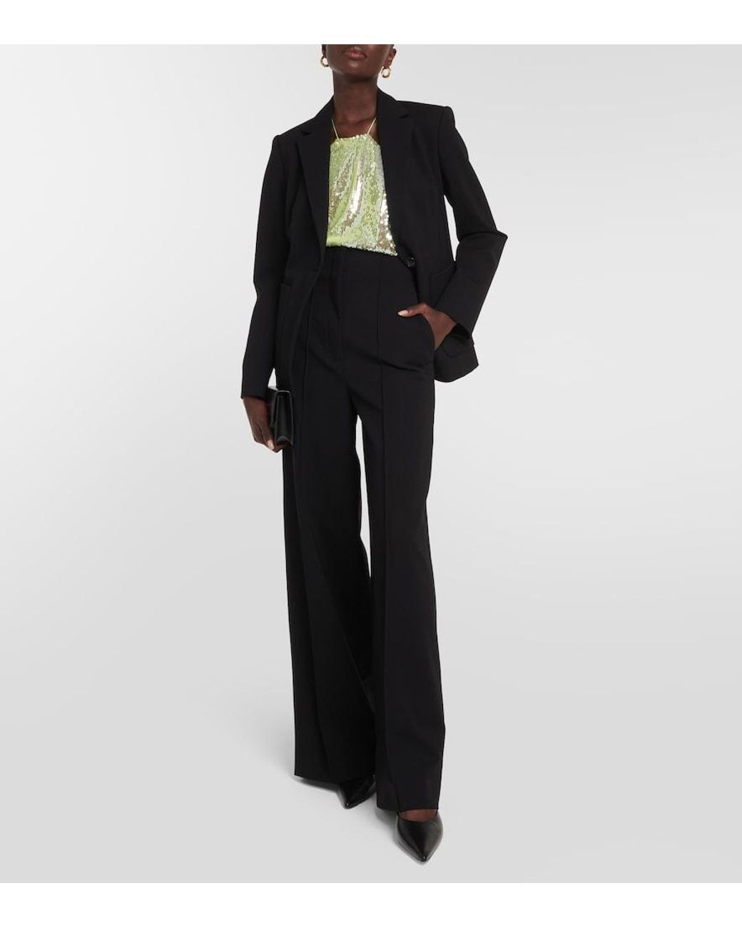 Dorothee Schumacher Black Emotional Essence Flared Pants