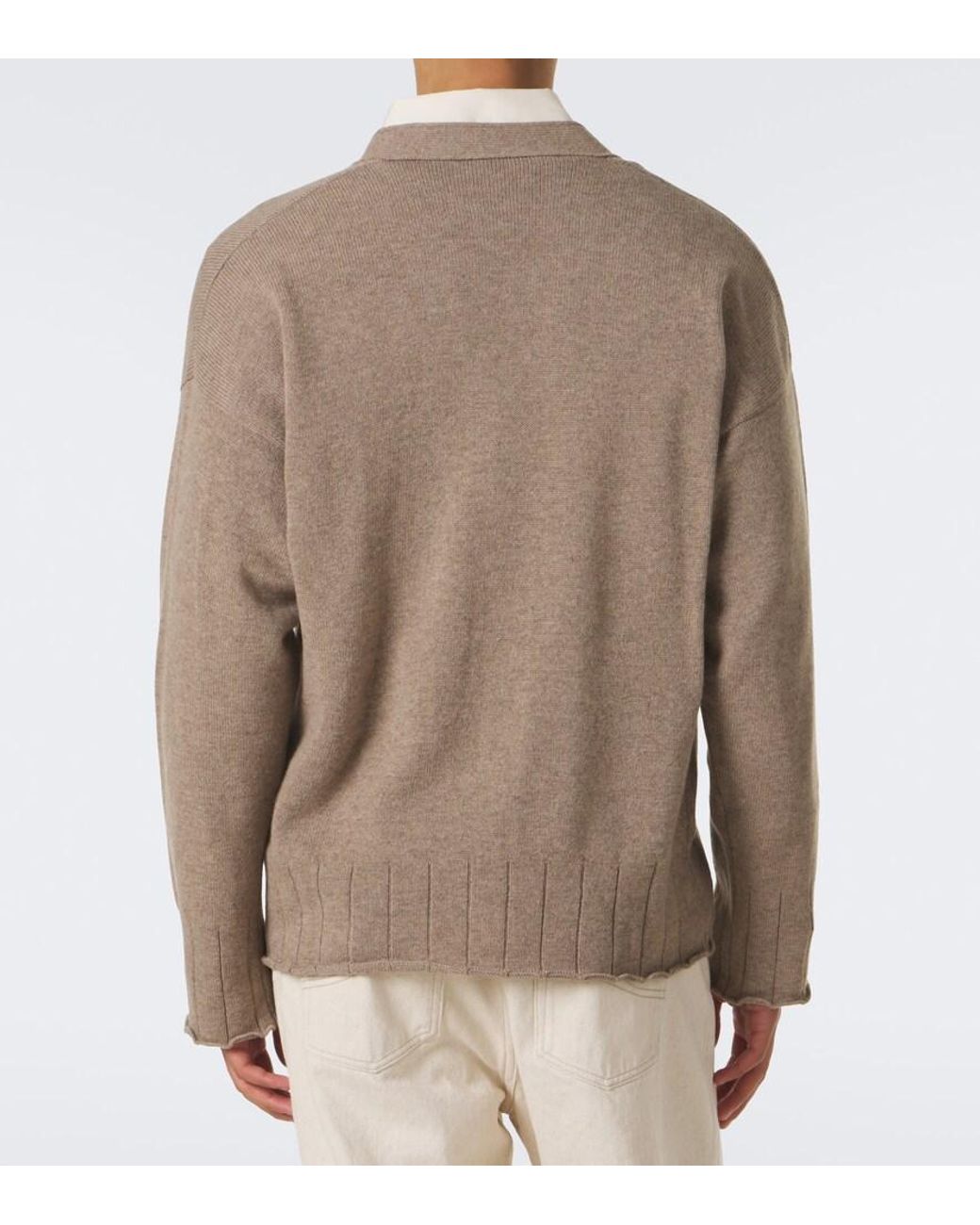 Cardigan De Cachemir STÒFFA de hombre de color Brown