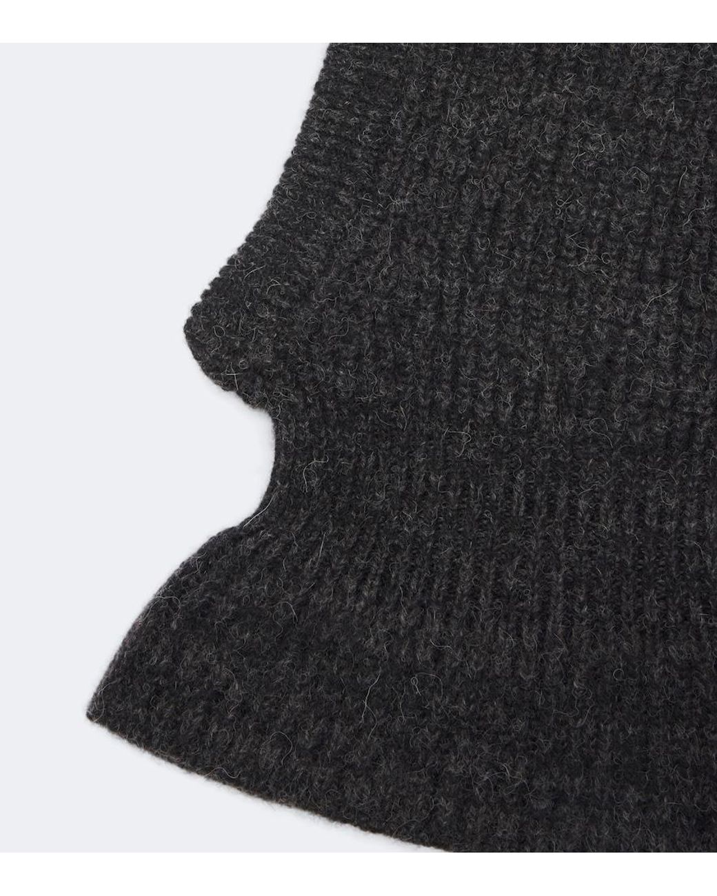 Lemaire Black Alpaca And Yak Balaclava