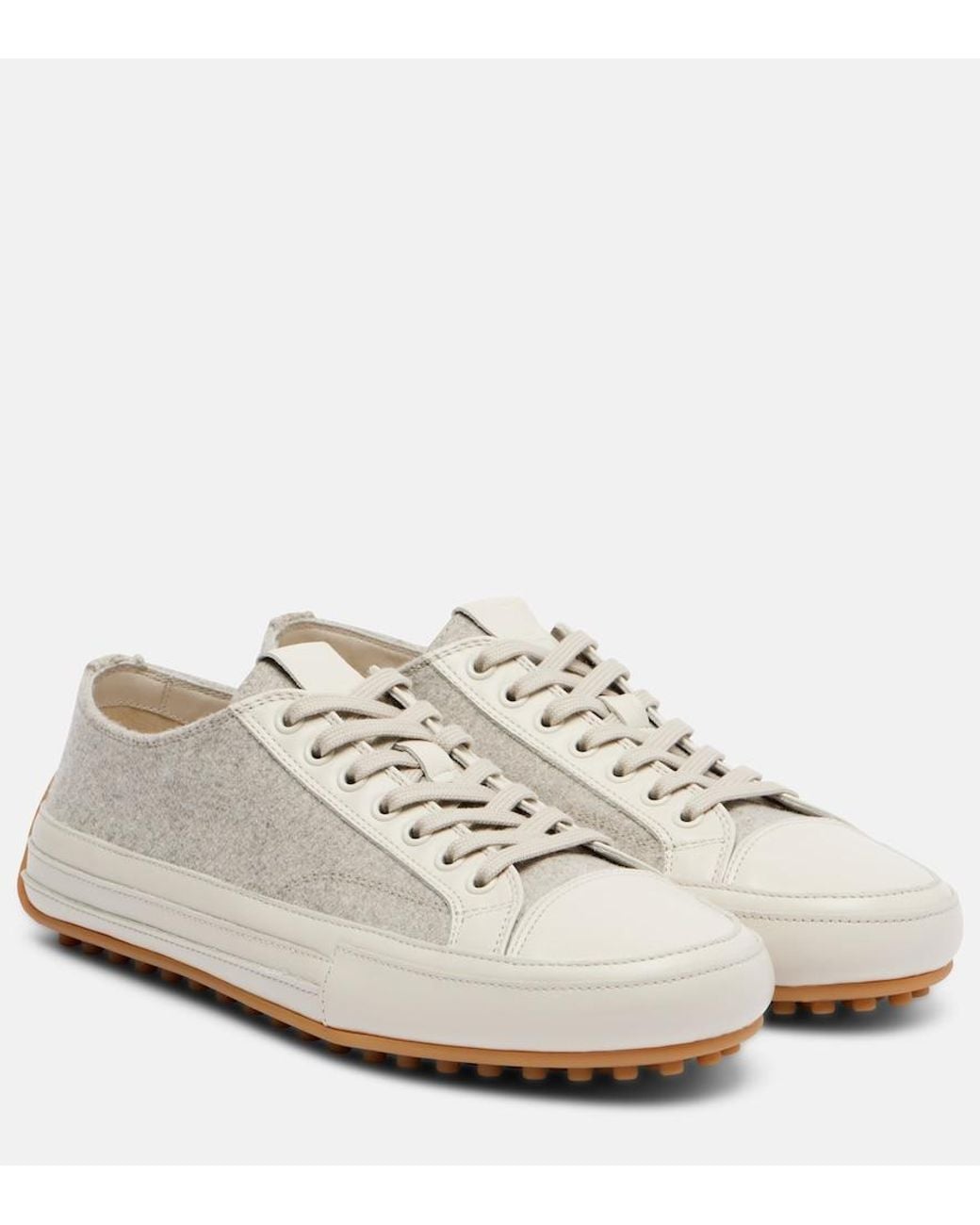 Tod's White Leather Sneakers