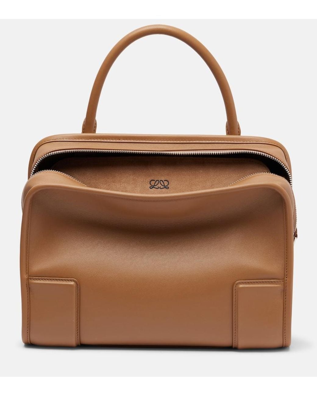 Loewe Brown Amazona 180 Medium Leather Top-Handle Bag