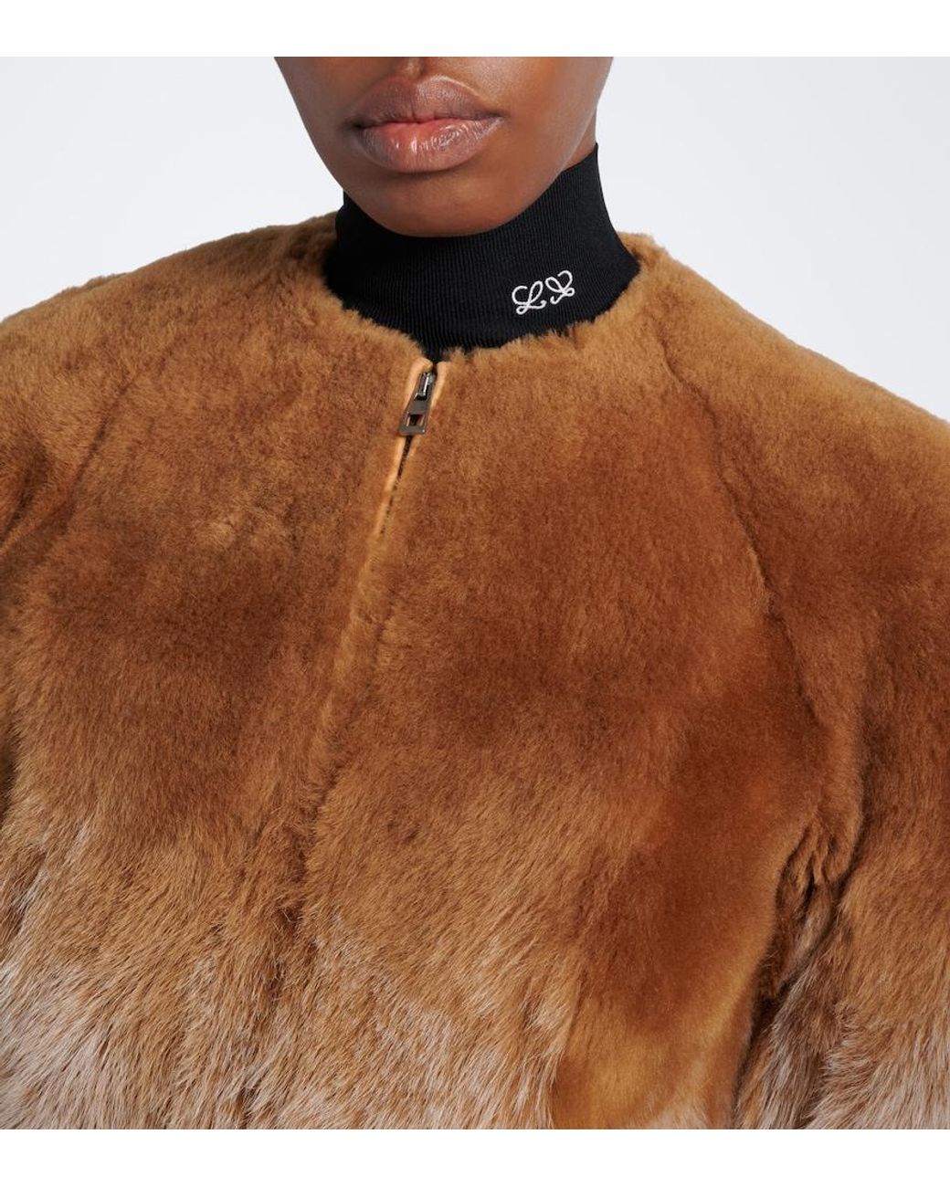 Loewe Brown Calf Hair Jacket