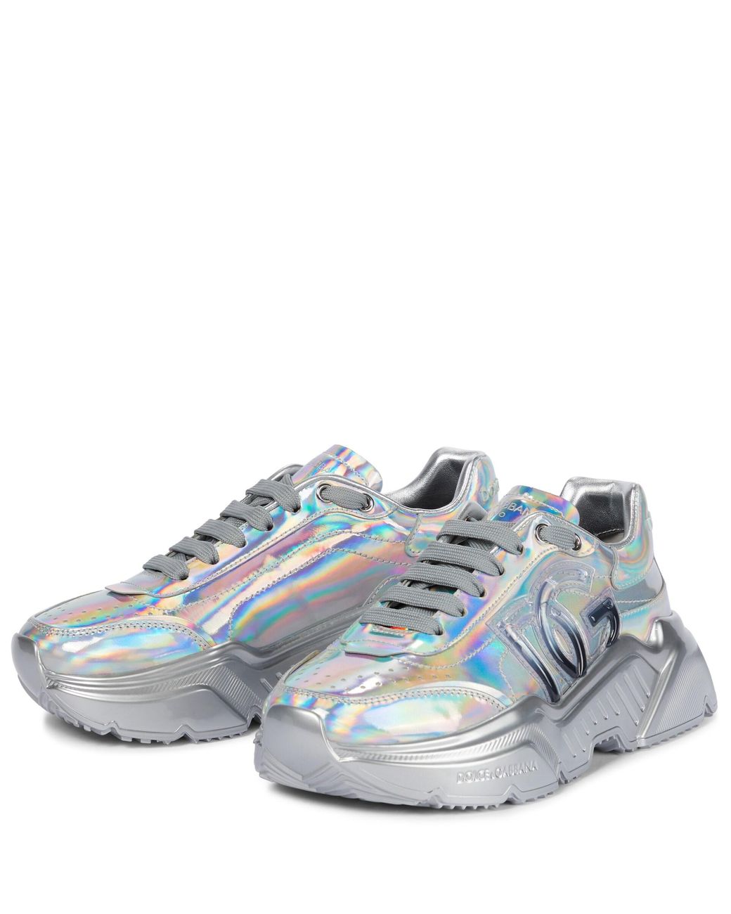 Holographic FILA Women's Disruptor II Iridescent Chunky Sneaker US Size 8  EUC | eBay