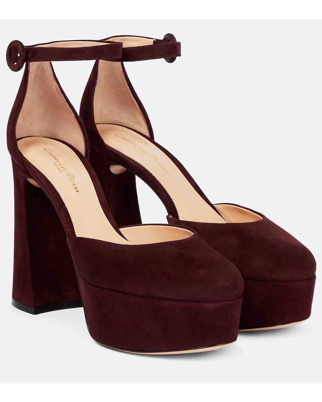 ■GIANVITO ROSSI■Crystal Holly D'Orsay スエード パンプス Gianvito Rossi Holly D'orsay suede pumps Gianvito Rossi