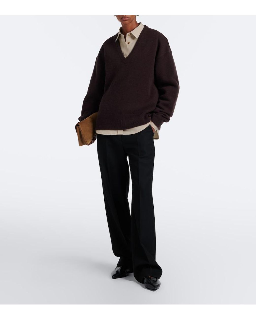 Extreme Cashmere Black N°457 Jack Cashmere-Blend Sweater