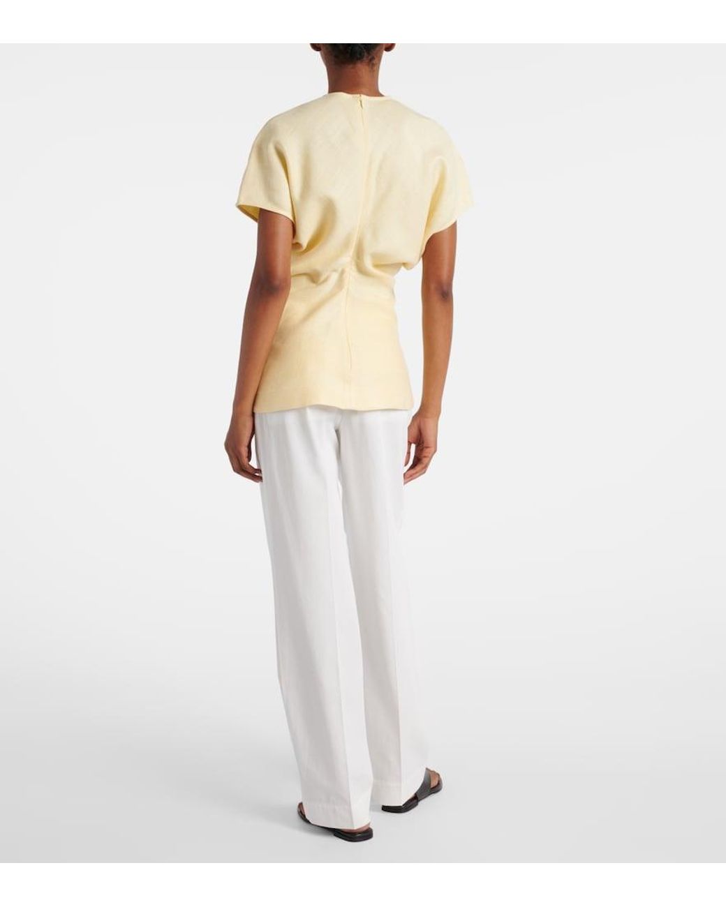 Totême Natural Gathered Top