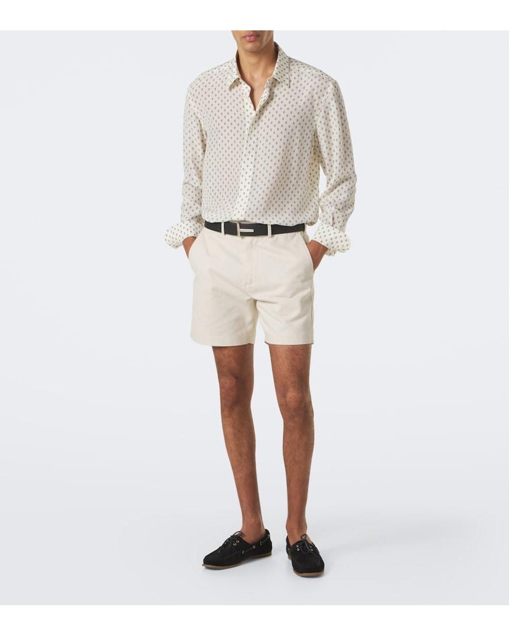 Tom Ford Black Robin Suede Boat Shoes for men