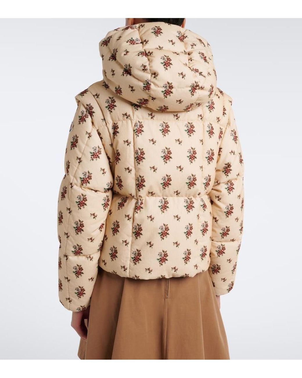 Moncler Brown Torcol Convertible Corduroy Down Jacket