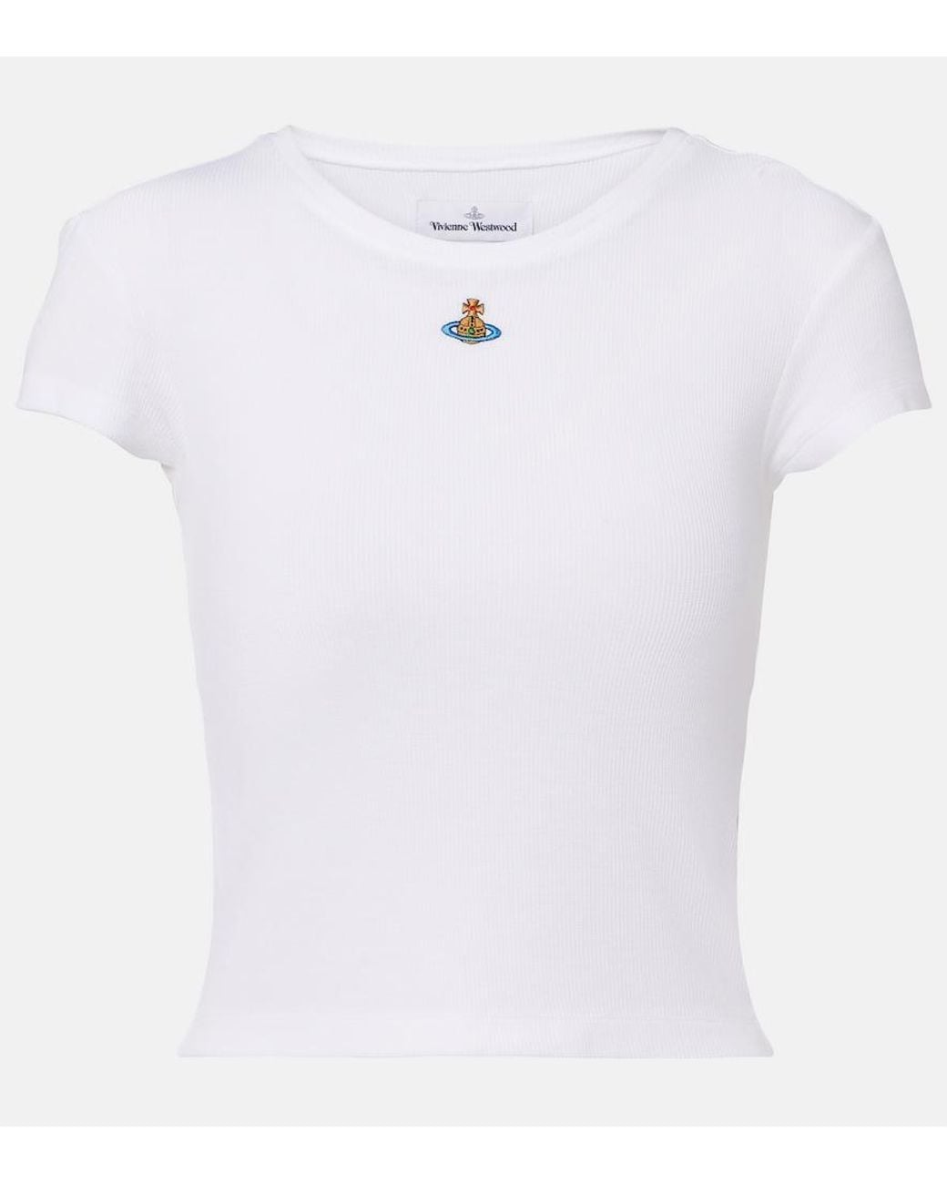 Vivienne Westwood White Baby Peru Orb Jersey T-Shirt