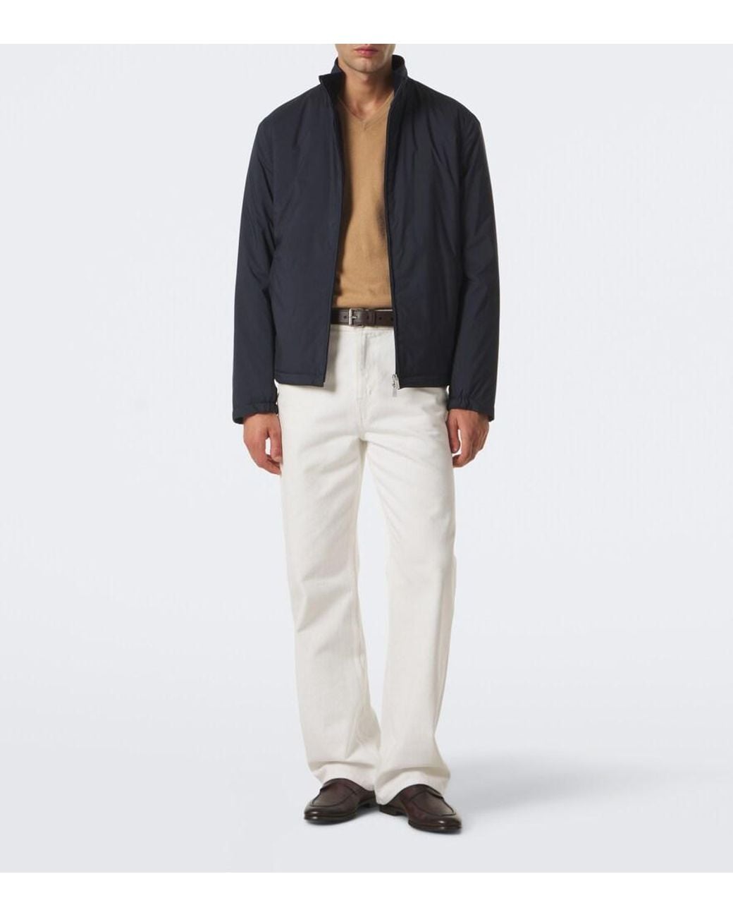 Fedeli Blue Technical Jacket for men