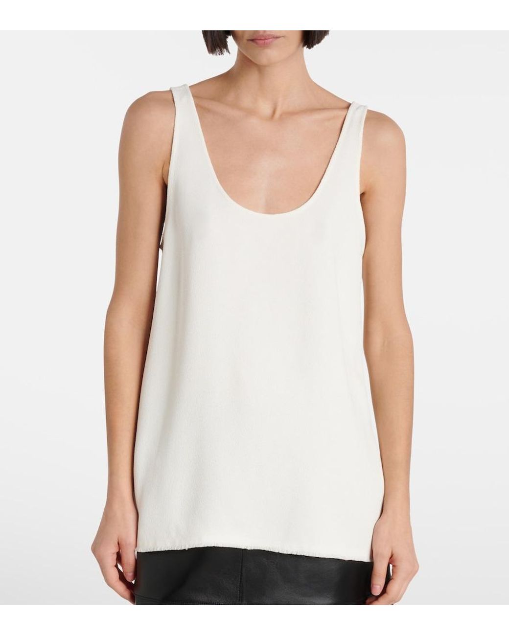 Totême White Sable Tank Top