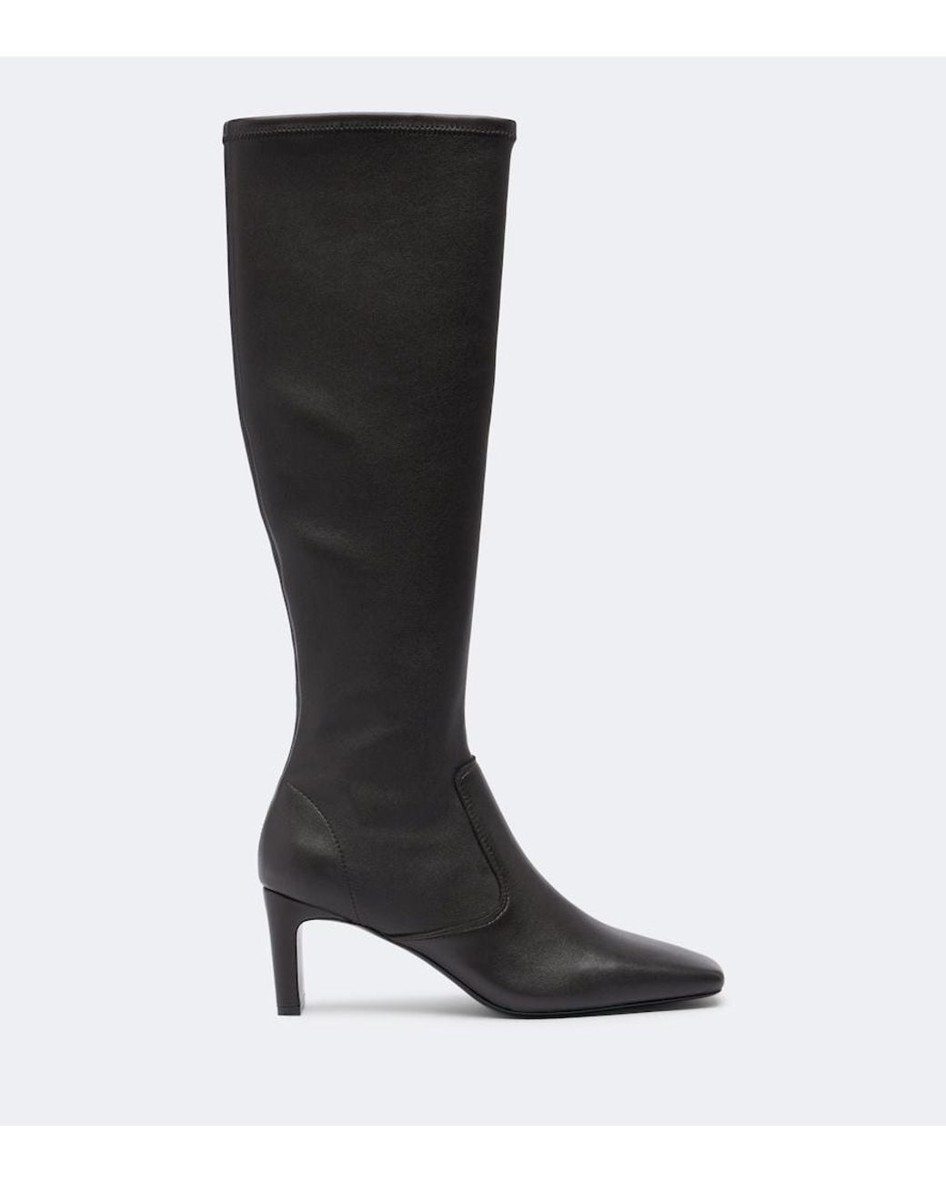 A.Emery Black Tones Leather Knee-High Boots
