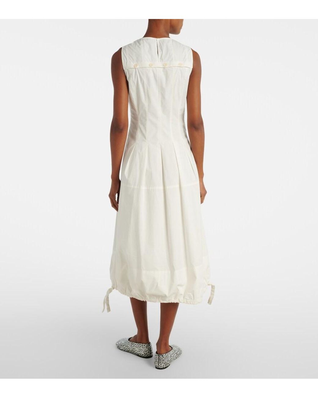 Proenza Schouler White Label Marley Cotton Midi Dress