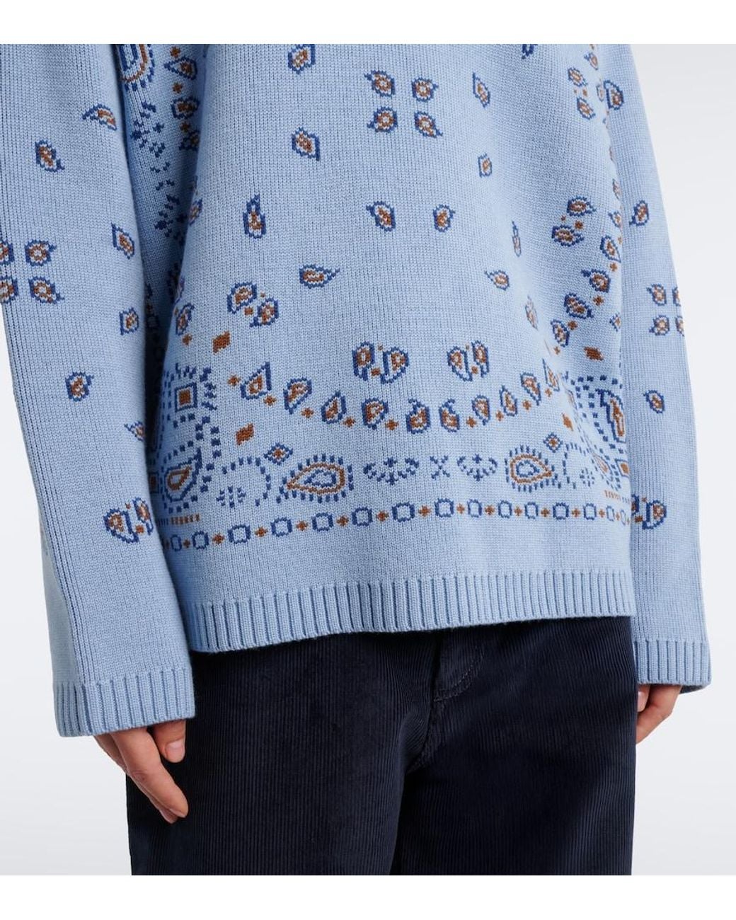 Pullover Bandana di Alanui in Blue