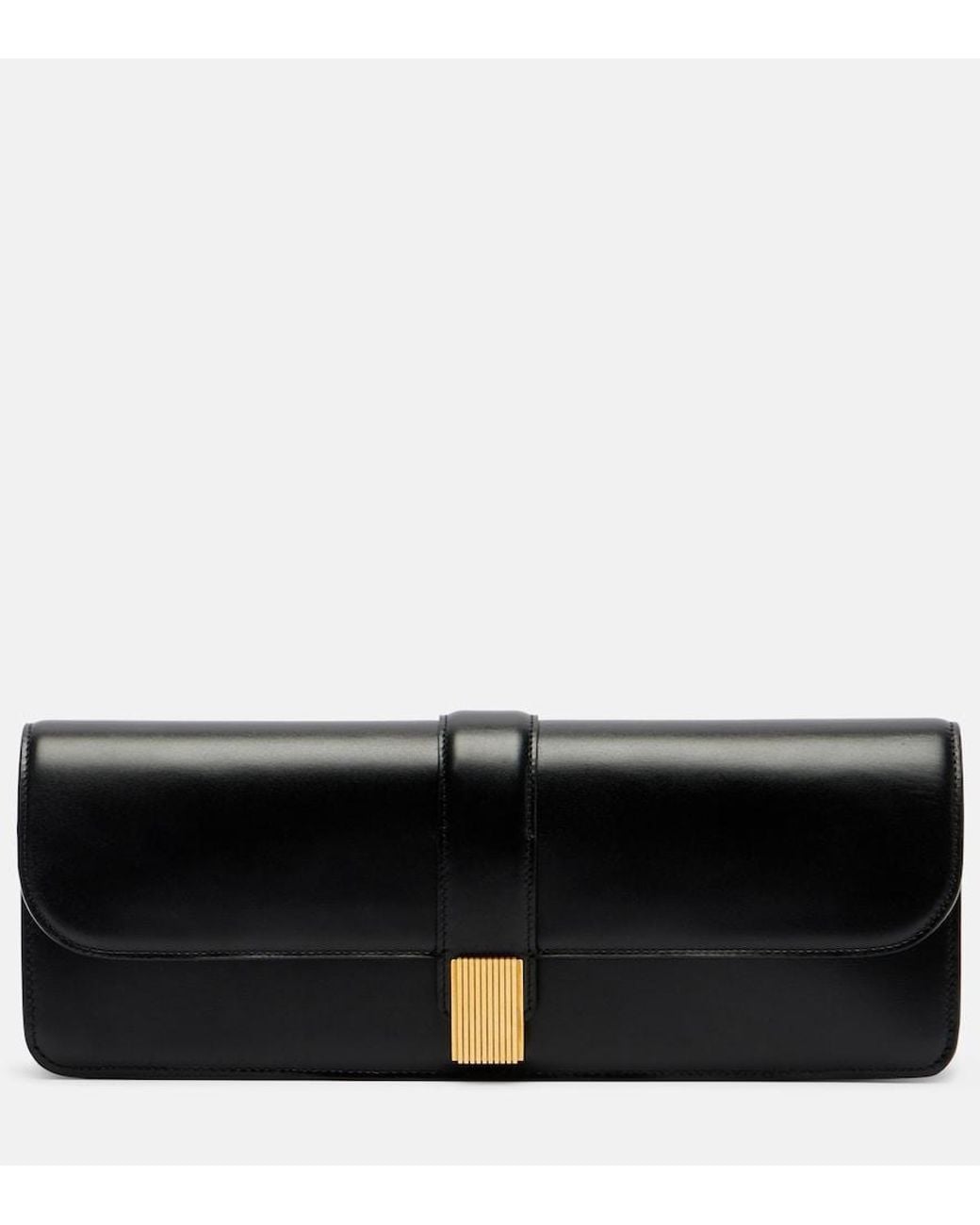 Khaite Black Blake Leather Clutch
