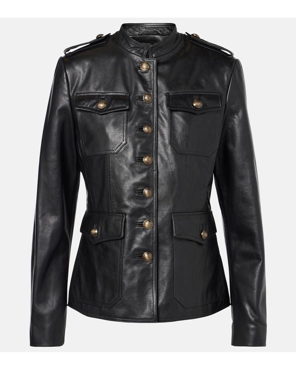 Nili Lotan Black Geraldine Leather Jacket