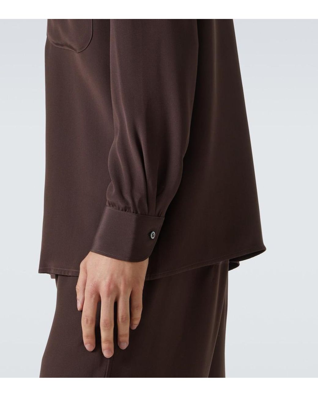 Camicia di Saman Amel in Brown da Uomo