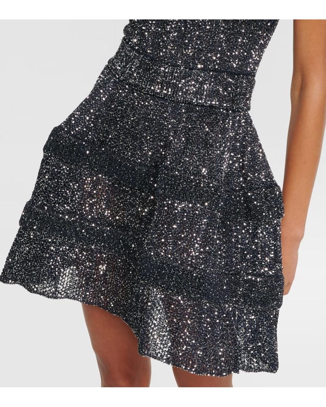 Alaïa Black Sequined Minidress